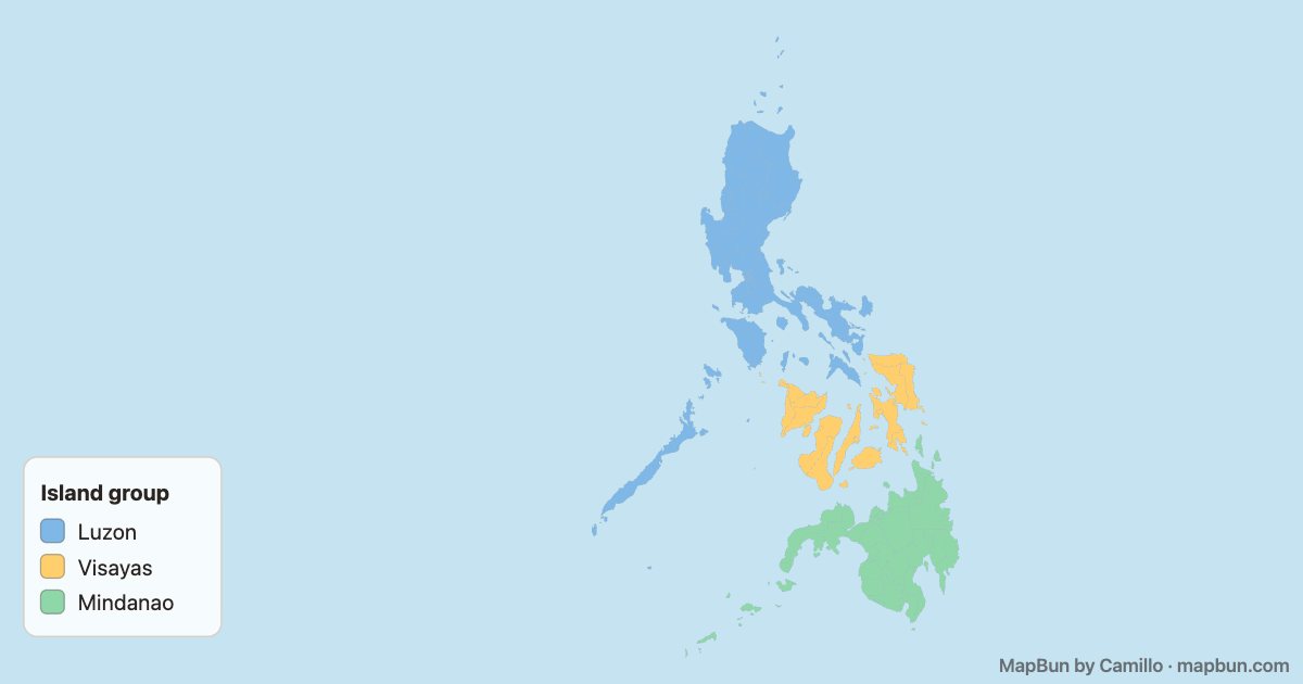 Island groups of the Philippines