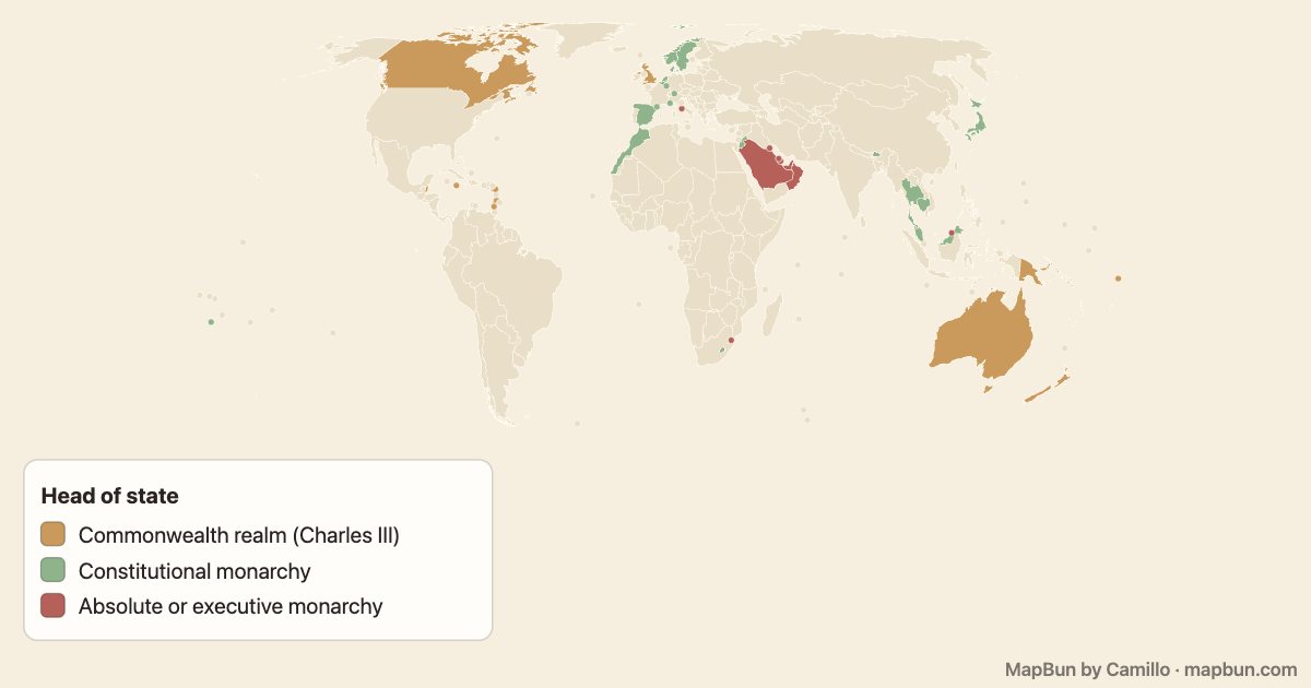 Monarchies of the world
