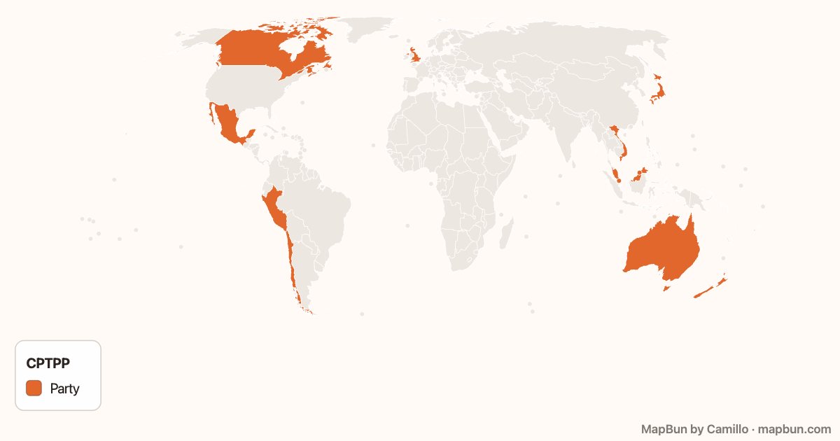 CPTPP trade agreement