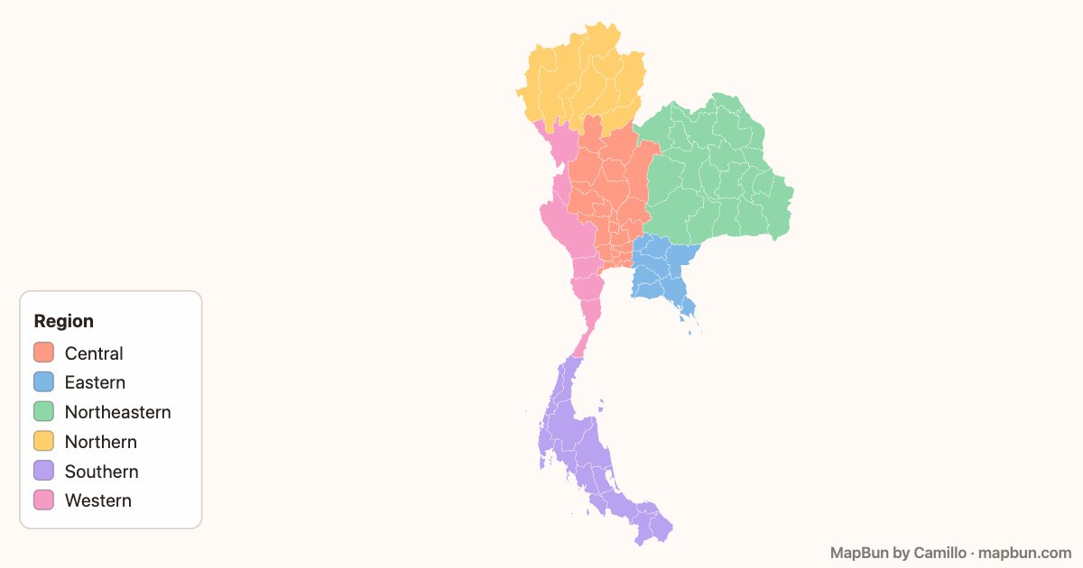 Regions of Thailand