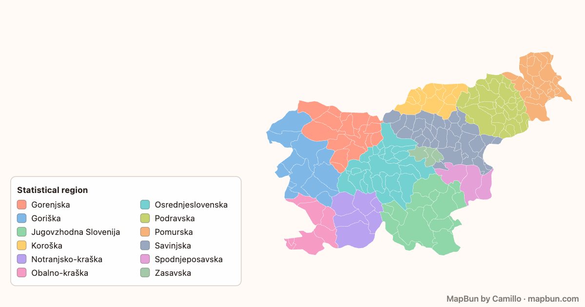 Statistical regions of Slovenia