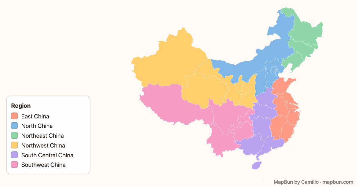 Regions of China