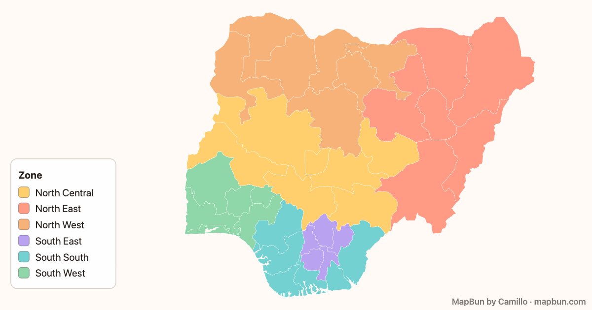 Geopolitical zones of Nigeria