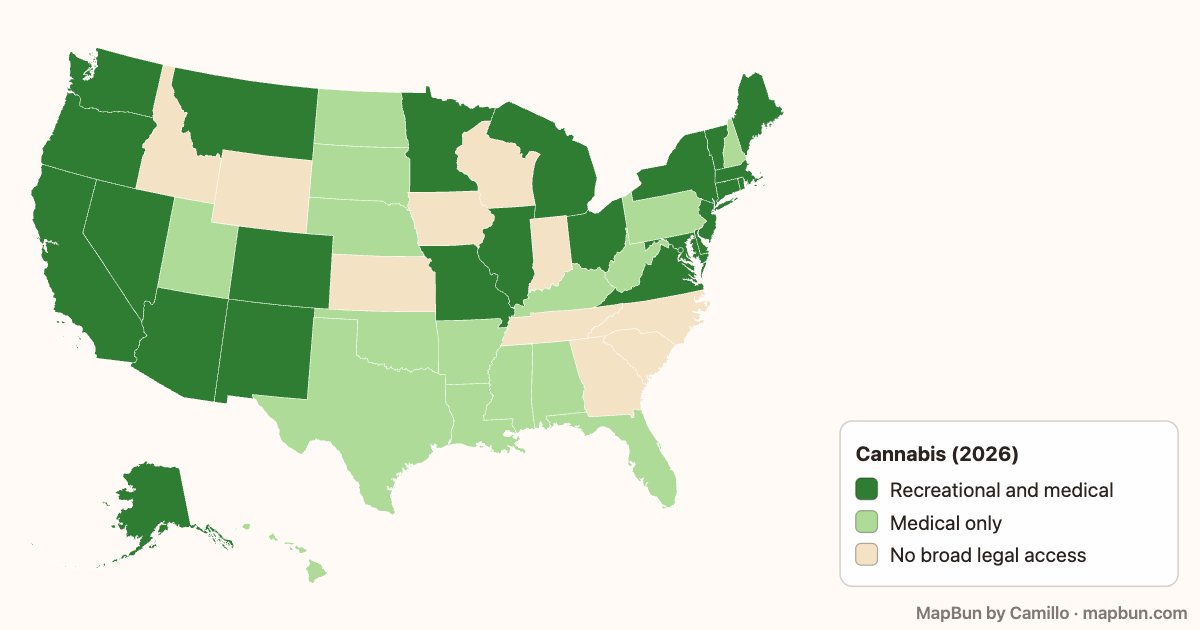 Cannabis laws by state