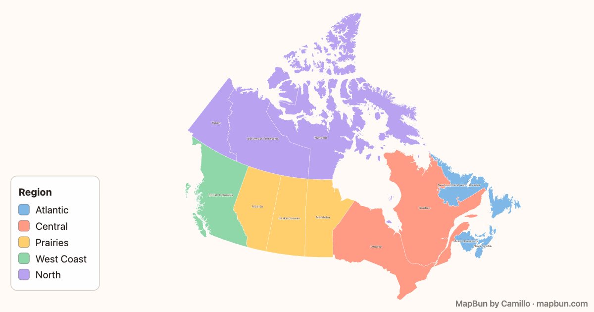 Regions of Canada