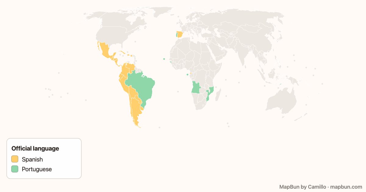 Spanish- and Portuguese-speaking world