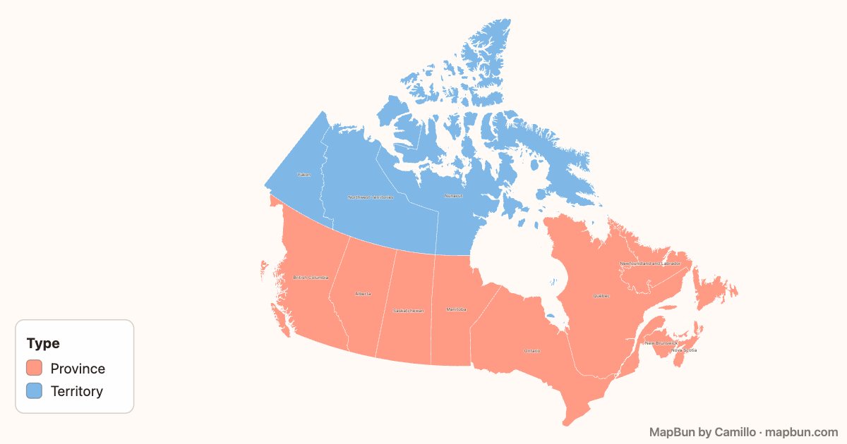 Canada: provinces and territories