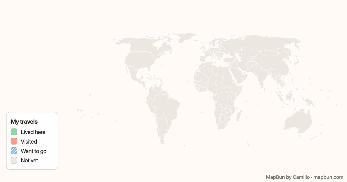 Travel tracker template – remix me!