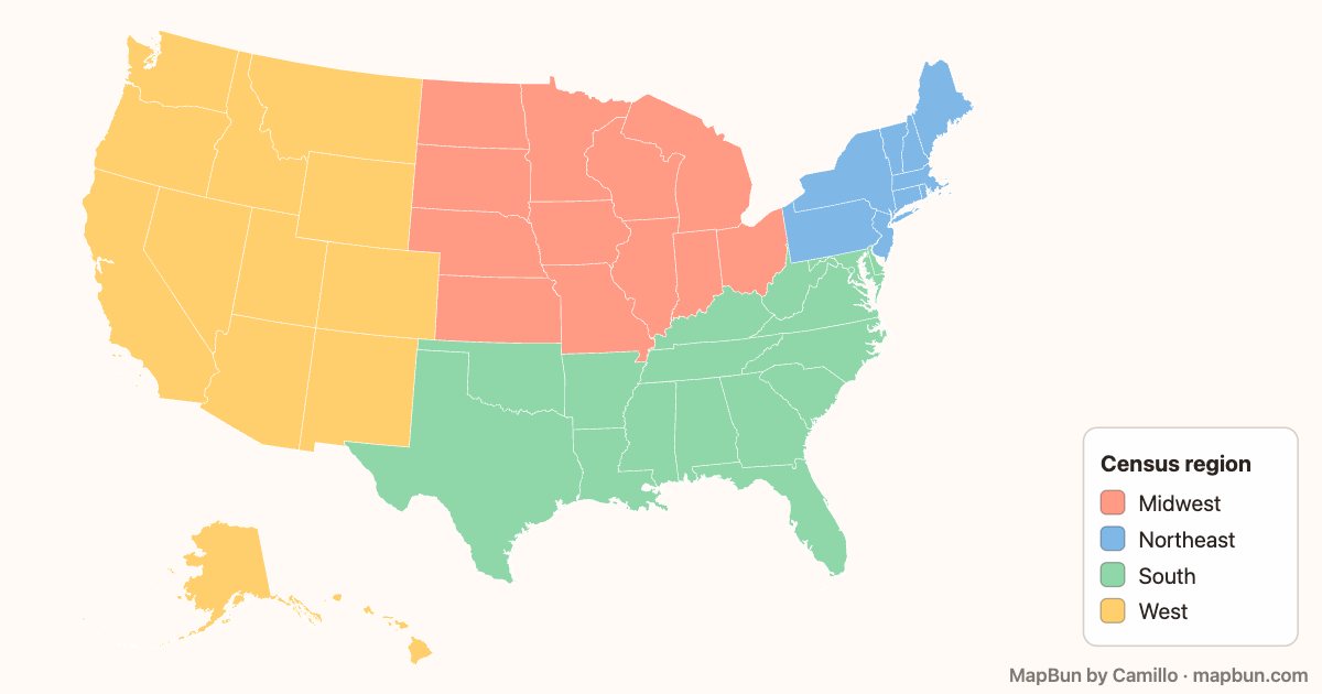 US Census regions