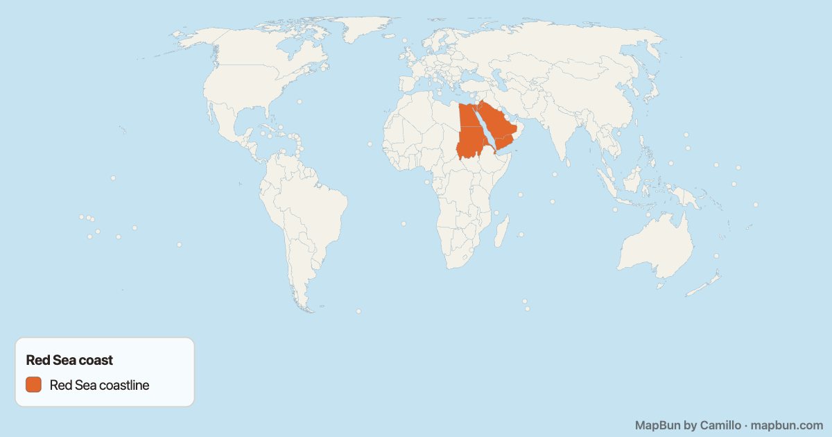 Countries on the Red Sea